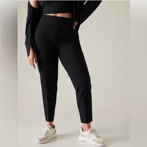 Athleta Pants Womens 20 Black High-Rise Pull on Pockets